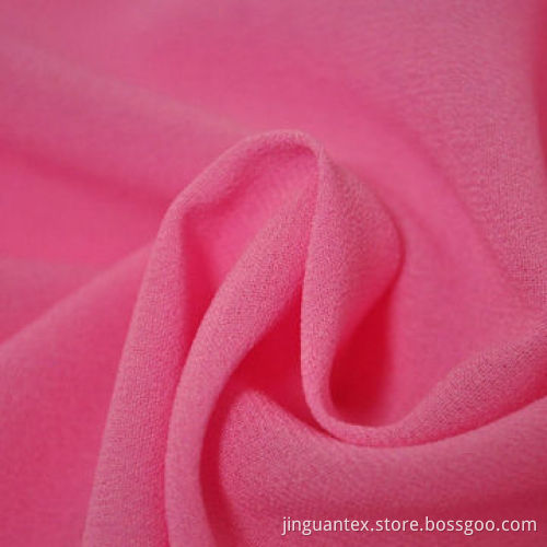 50D false twist yarn chiffon fabric for women's shirt